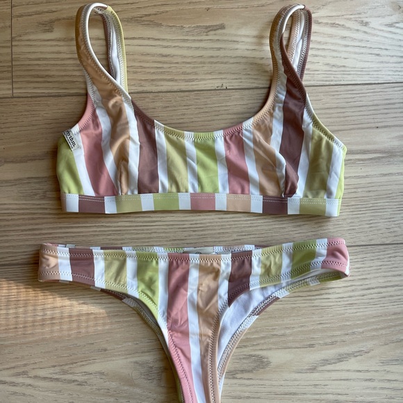 Rhythm Striped Bikini - Picture 1 of 6
